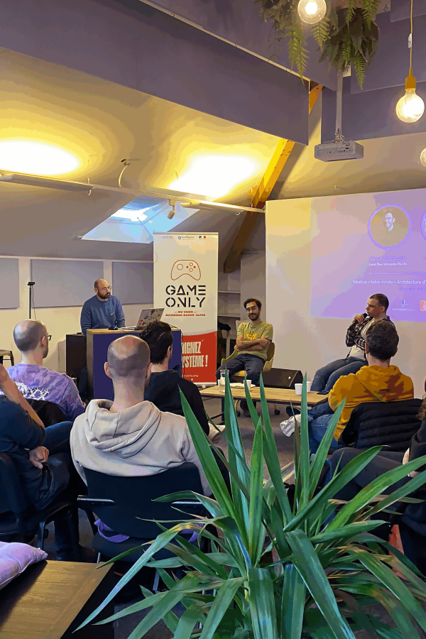 Photo montrant des personnes lors d'un meet-up métier